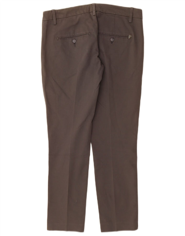 DONDUP Γυναικείο Παντελόνι Chino Slim Fit W28 L28 Γκρι βαμβακερό