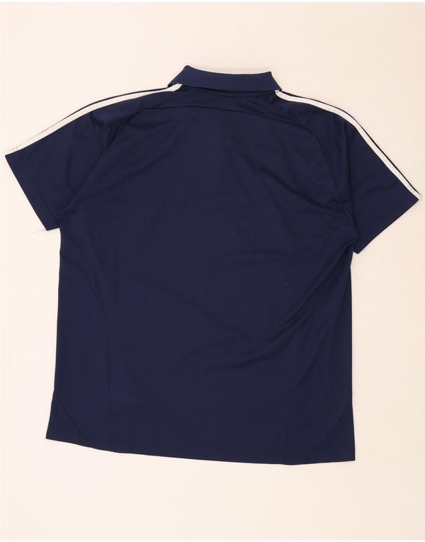Ανδρικό πουκάμισο ADIDAS Climalite Polo UK 46/48 XL Navy Blue Polyester