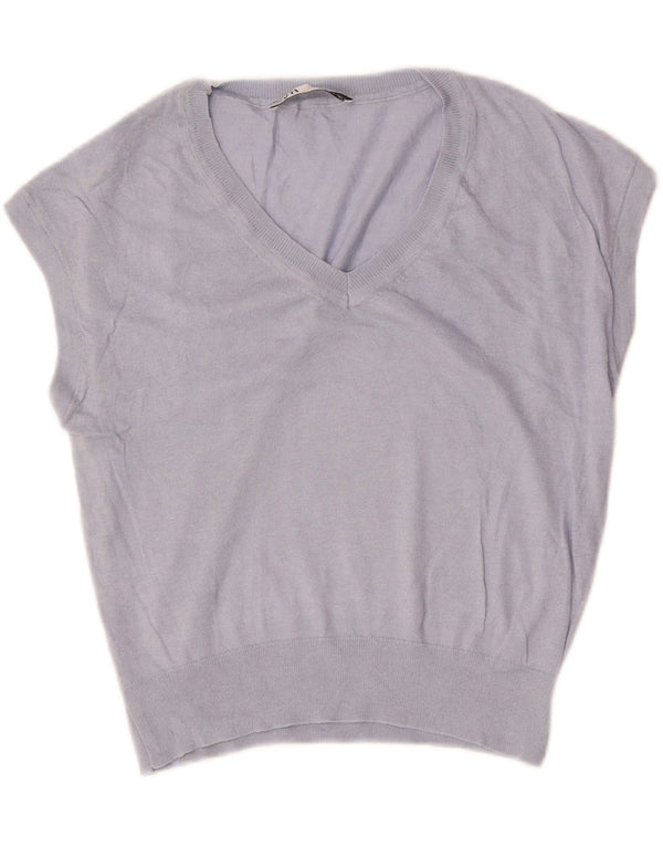 Γυναικείο φανελάκι ZARA Crop Tank Top UK 10 Small Purple