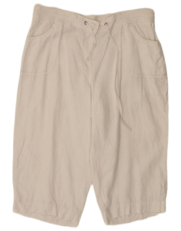 Marks & Spencer Γυναικείο Σορτς Βερμούδα UK 18 XL W36 Λευκό