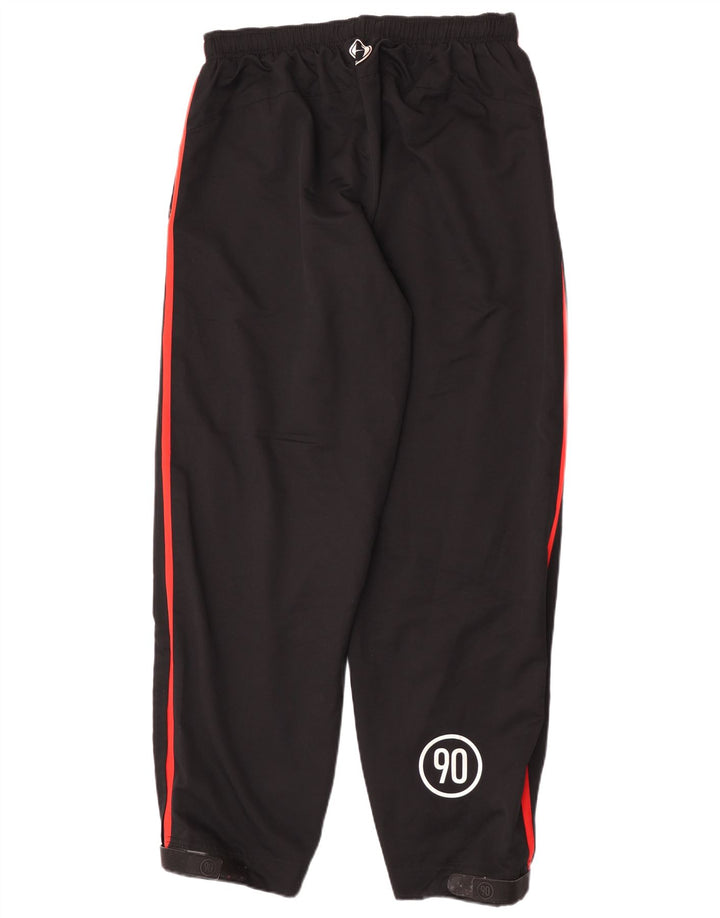 Ανδρικό γραφικό παντελόνι αντιανεμικό Nike UK 44/46 XL Μαύρο πολυεστέρα