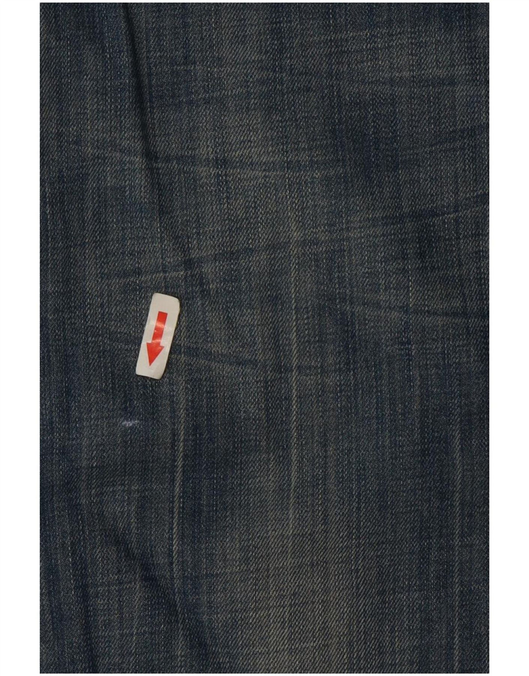 Levi's Womens 570 Distressed Straight Jeans W32 L28 Μπλε βαμβακερό