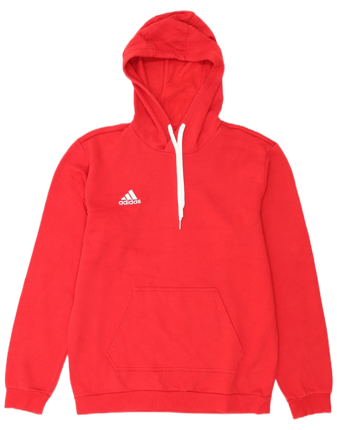Ανδρικό φούτερ Adidas, μεσαίο κόκκινο βαμβακερό