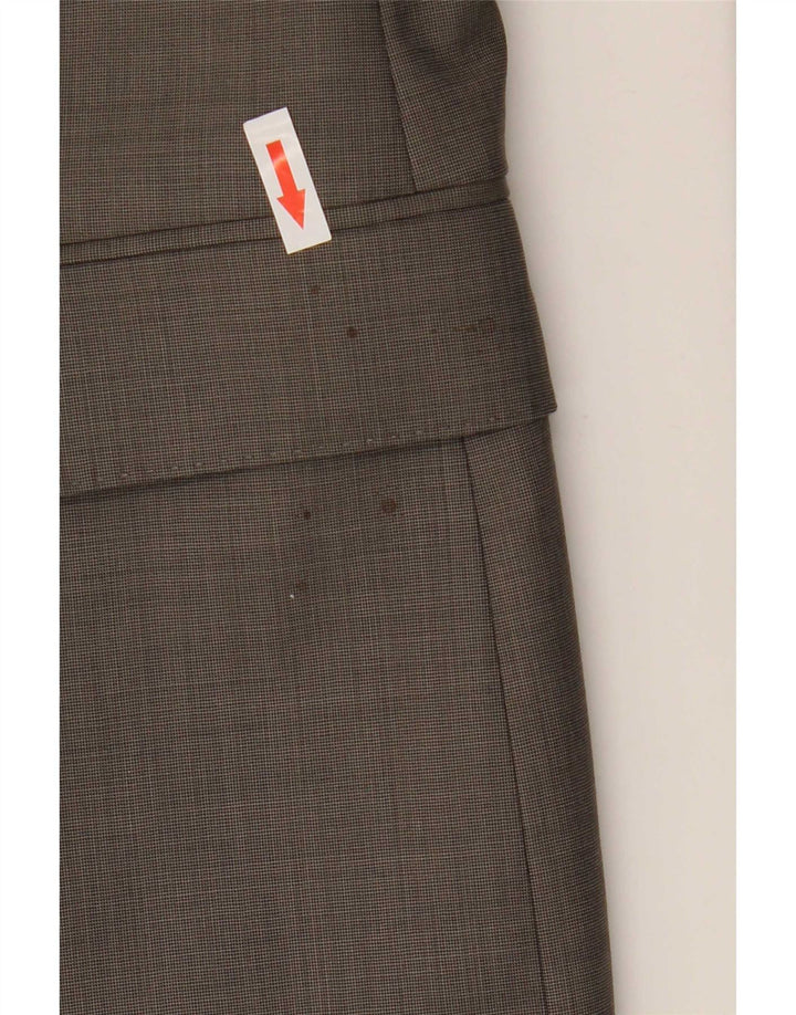 Ανδρικό σακάκι Hugo Boss Super 120's 2 Button UK 38 Medium Grey Wool