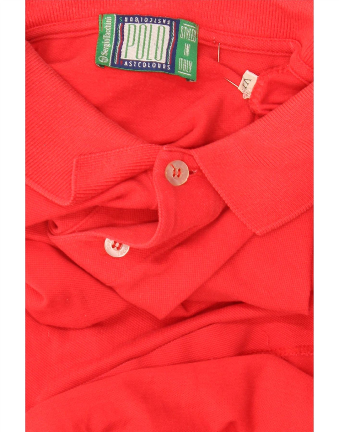 Sergio Tacchini Ανδρικό Πόλο Μπλουζάκι μεγάλο κόκκινο