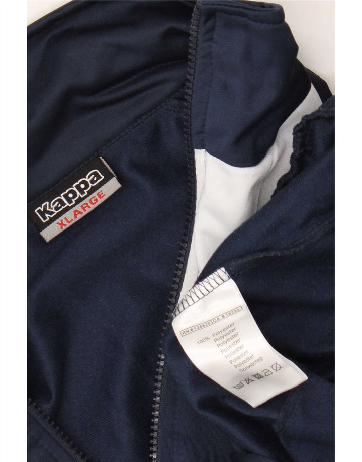 Ανδρική φόρμα Kappa Top Jacket XL Navy Blue Colourblock Polyester