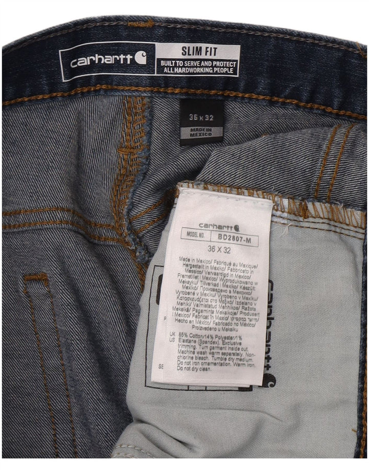 Ανδρικό Slim Jeans Carhartt W36 L32 Blue Cotton