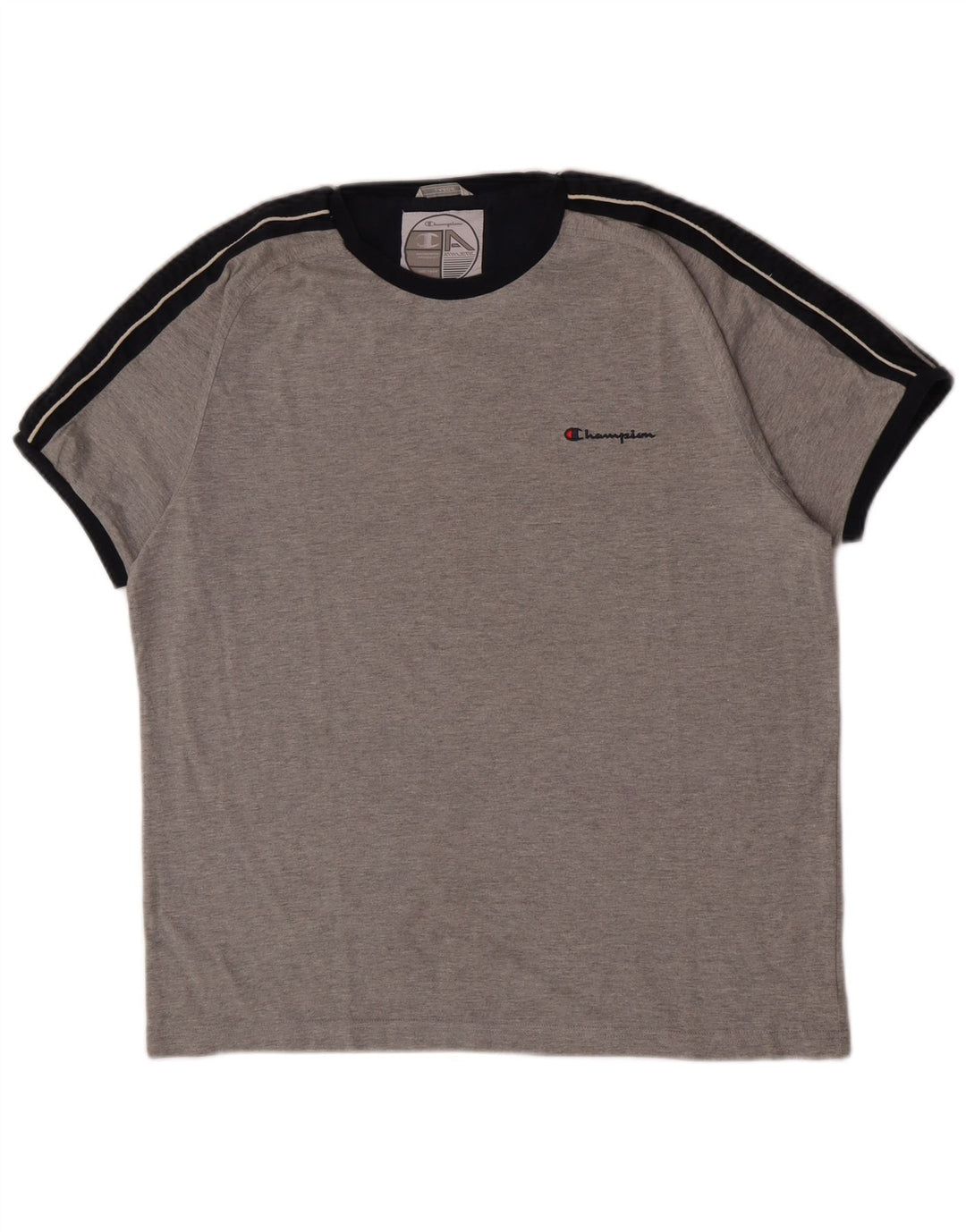 Ανδρικό T-Shirt Champion Top μεγάλο γκρι βαμβακερό