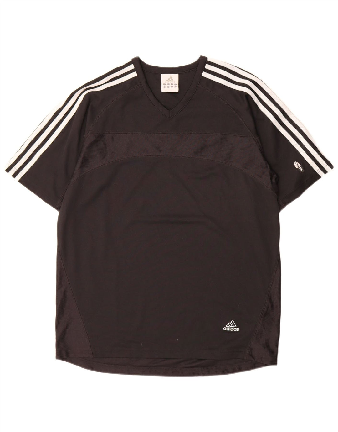 Ανδρικό T-Shirt Adidas Climacool Top Medium Black Colourblock Πολυεστέρας