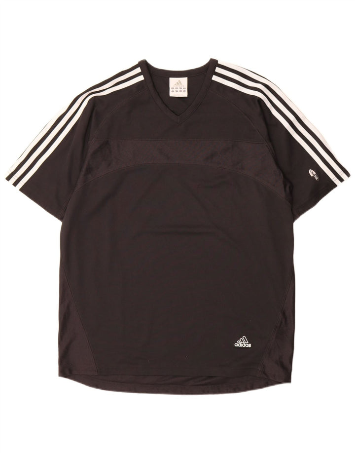 Ανδρικό T-Shirt Adidas Climacool Top Medium Black Colourblock Πολυεστέρας