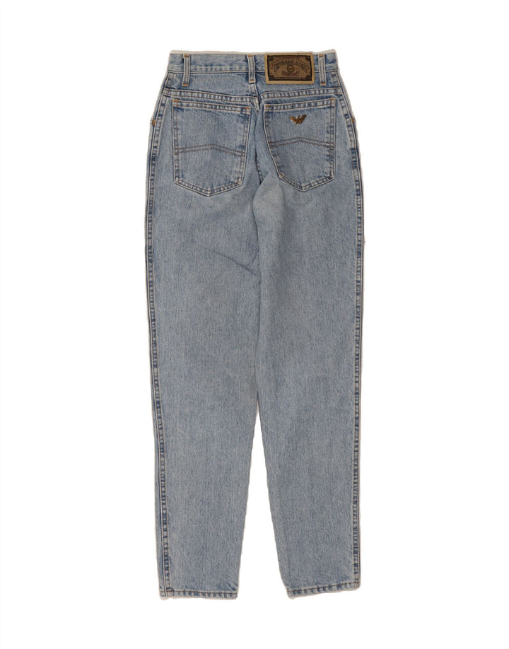 ARMANI Womens Tapered Jeans W24 L29 Blue Vintage Armani and Second-Hand Armani from Messina Hembry 