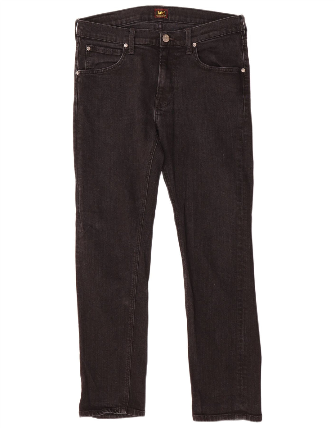 Γυναικείο τζιν LEE Daren Zip Fly Straight W31 L30 μαύρο βαμβακερό