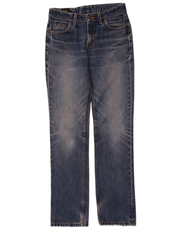 Lee Mens Straight Jeans W31 L35 Blue Cotton