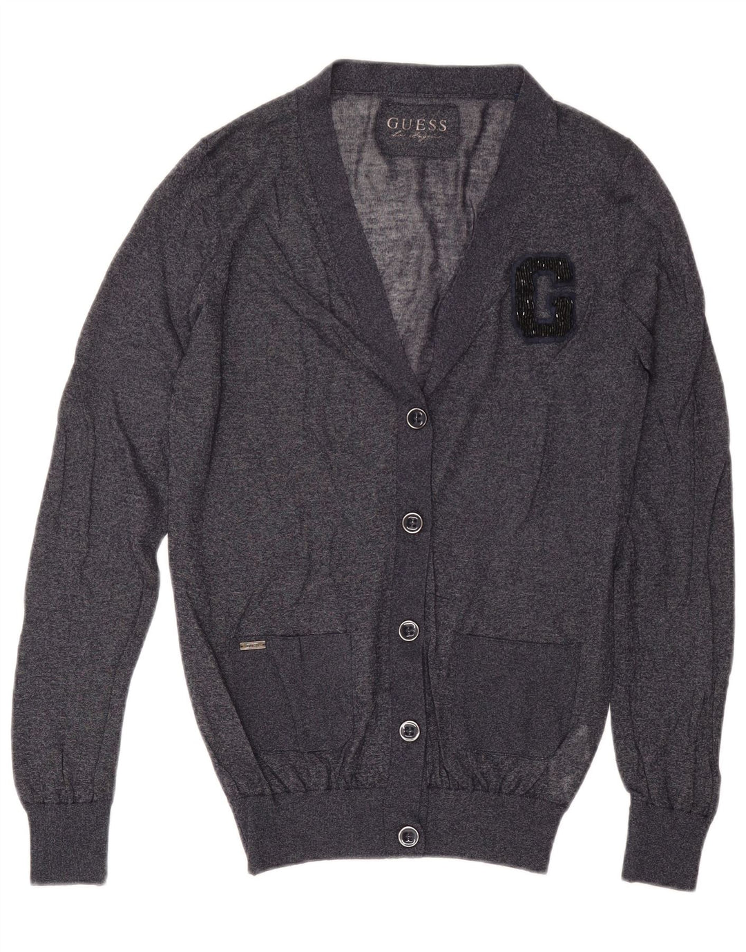 Γυναικεία ζακέτα Guess UK 14 Medium Navy Blue Viscose