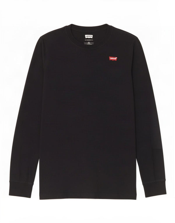 Levi's Boys Top Μακρυμάνικο 15-16 ετών Μαύρο Βαμβακερό