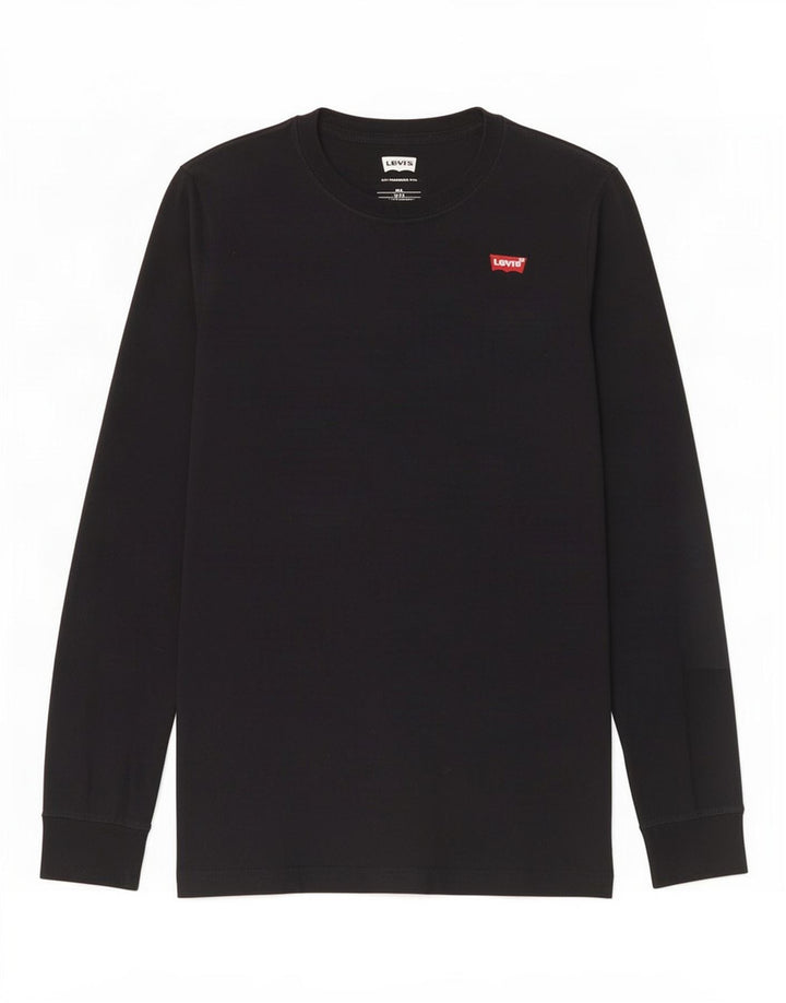 Levi's Boys Top Μακρυμάνικο 15-16 ετών Μαύρο Βαμβακερό