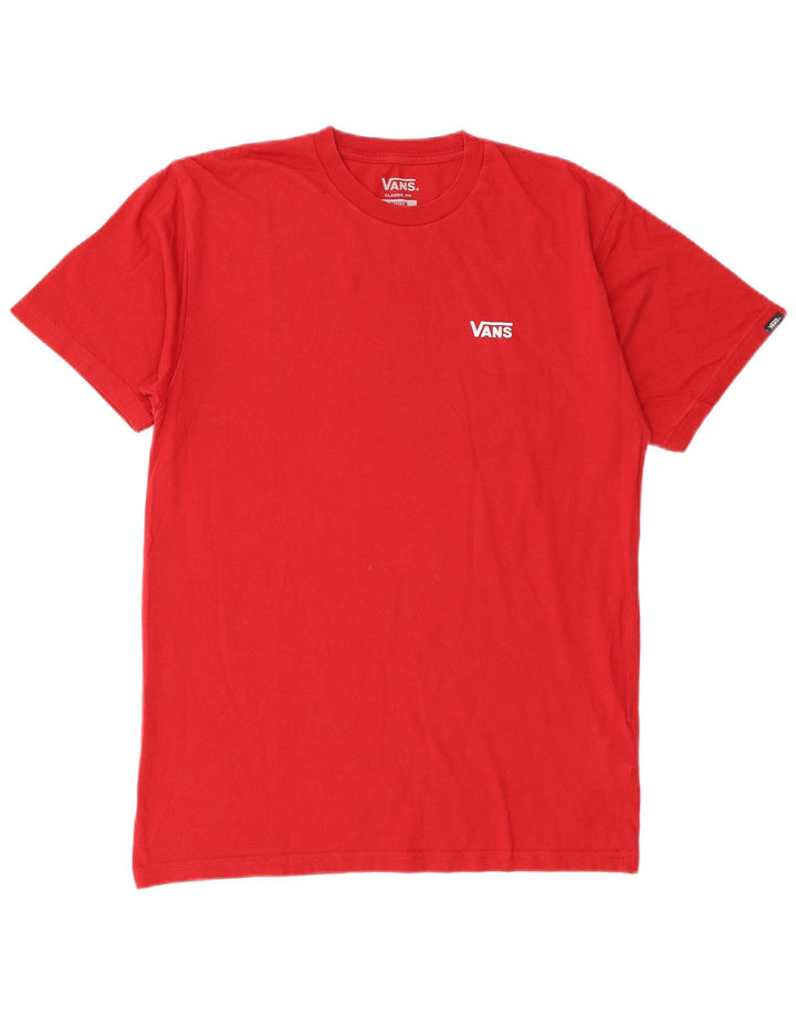 Ανδρικό T-Shirt Vans Classic Fit Top Μεσαίο κόκκινο βαμβακερό