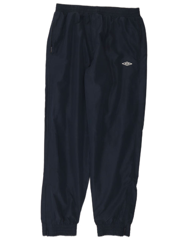 Umbro Mens Tracksuit Trousers Joggers Large Navy Blue Polyester