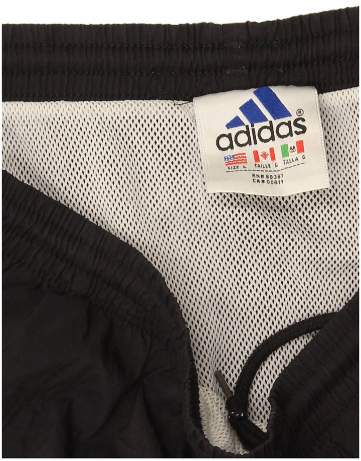 Ανδρικό αθλητικό σορτς Adidas μεγάλο μαύρο