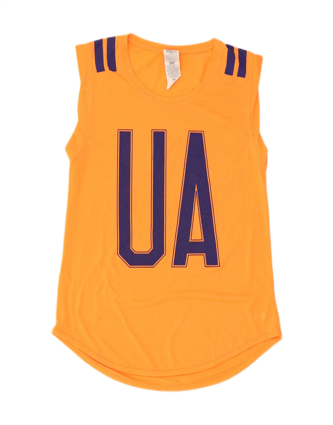 Γραφικό γιλέκο UNDER Armour Γυναικείο Heat Gear Top UK 12 Medium Orange