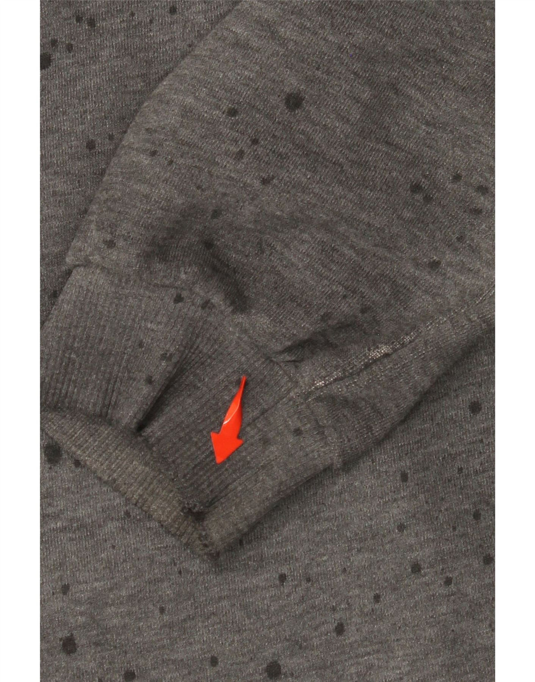 Ανδρικό γραφικό κουκούλα SUPERDRY XL Βαμβακερό με γκρι στίγματα