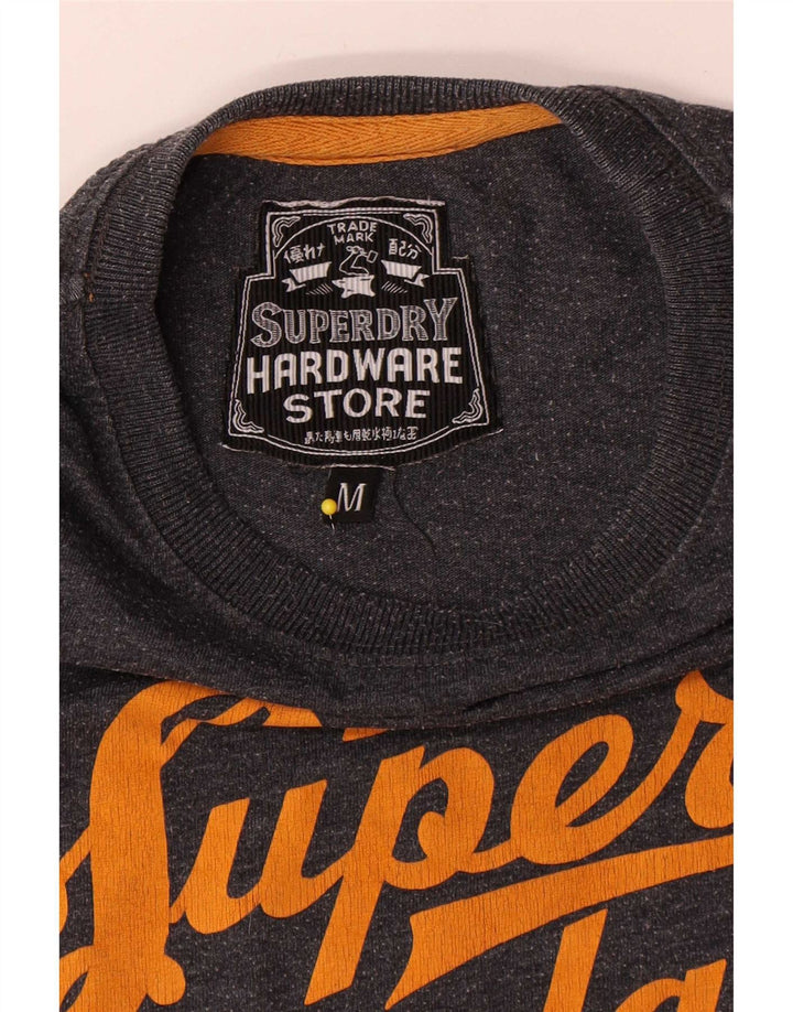 Ανδρικό γραφικό T-Shirt Superdry Top Μεσαίο γκρι βαμβακερό