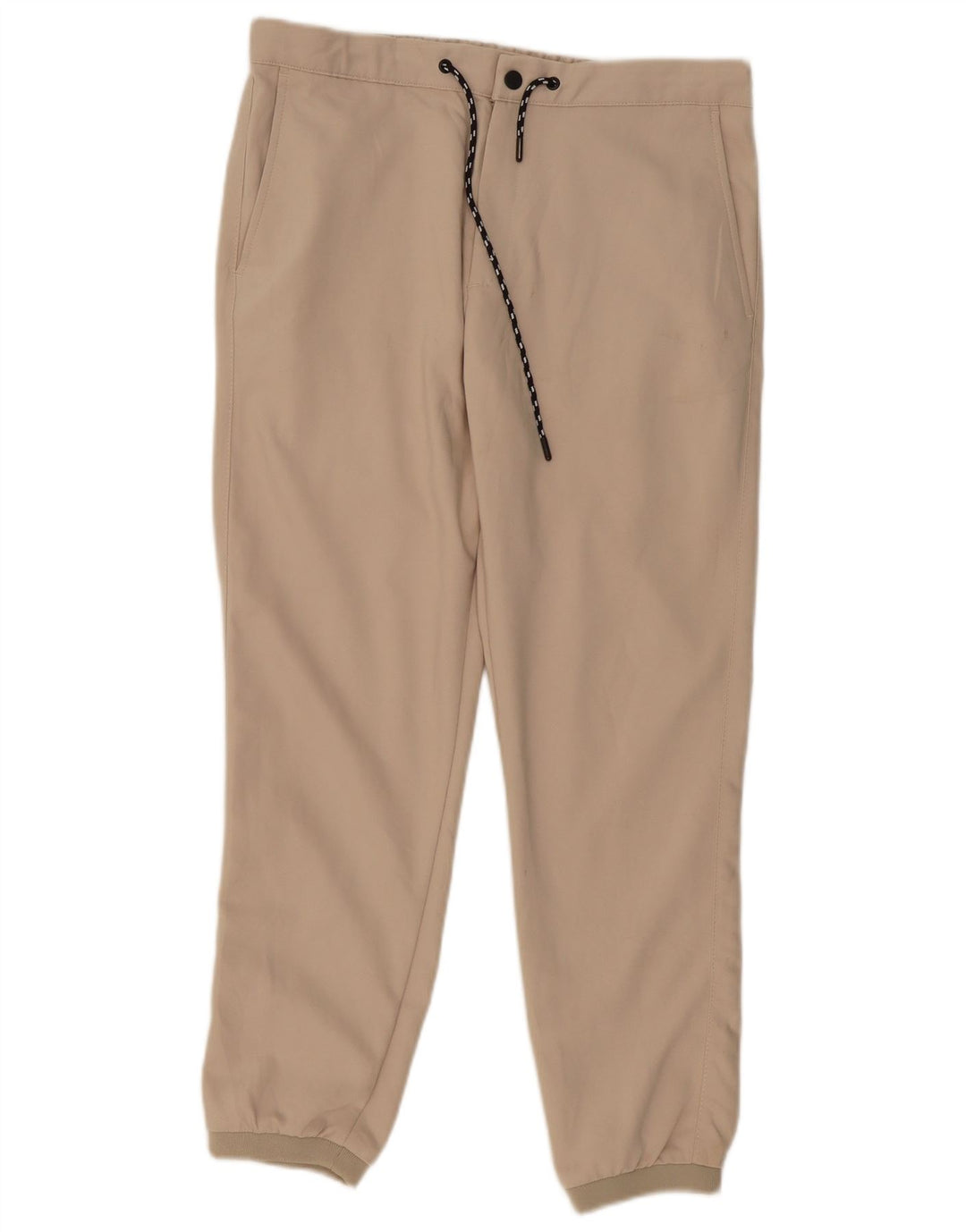 ZARA Ανδρικό παντελόνι Joggers Chino Medium W32 L28 Beige Polyester