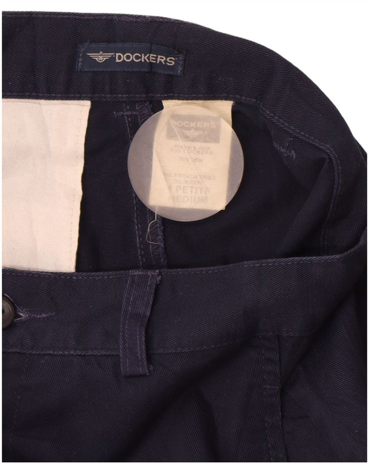 DOCKERS Γυναικείο ψηλόμεσο παντελόνι Chino US 4 Small W26 L26 Navy Blue