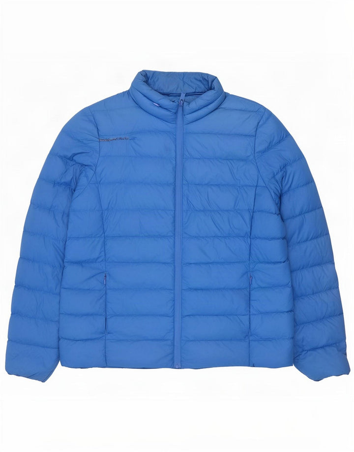 Marks & Spencer Γυναικείο μπουφάν UK 14 Large Blue Polyamide