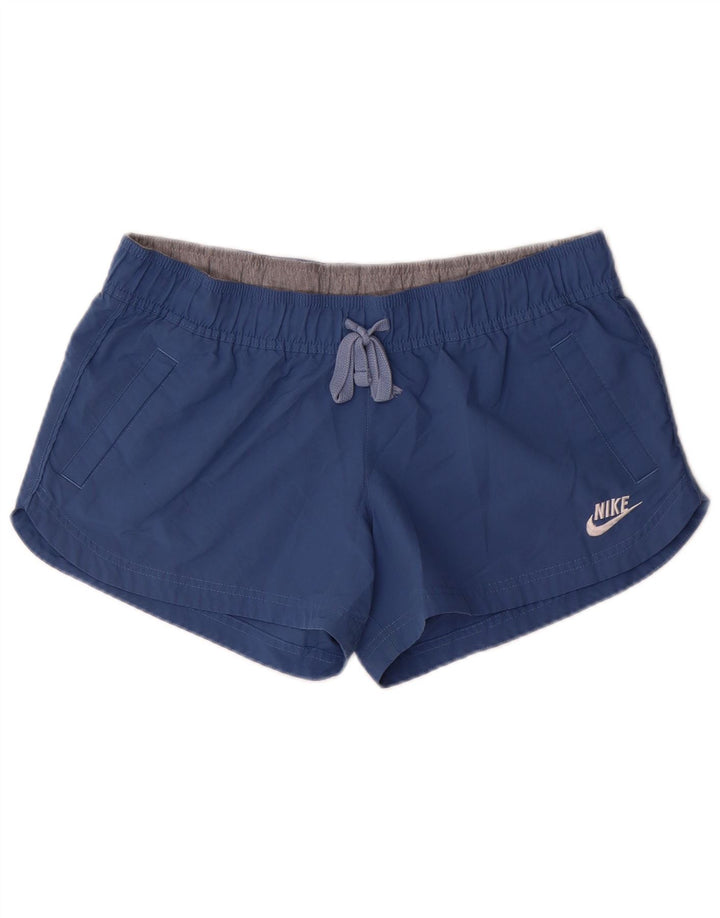 Γυναικείο αθλητικό σορτς NIKE US 12/14 Μεγάλο μπλε πολυεστέρα