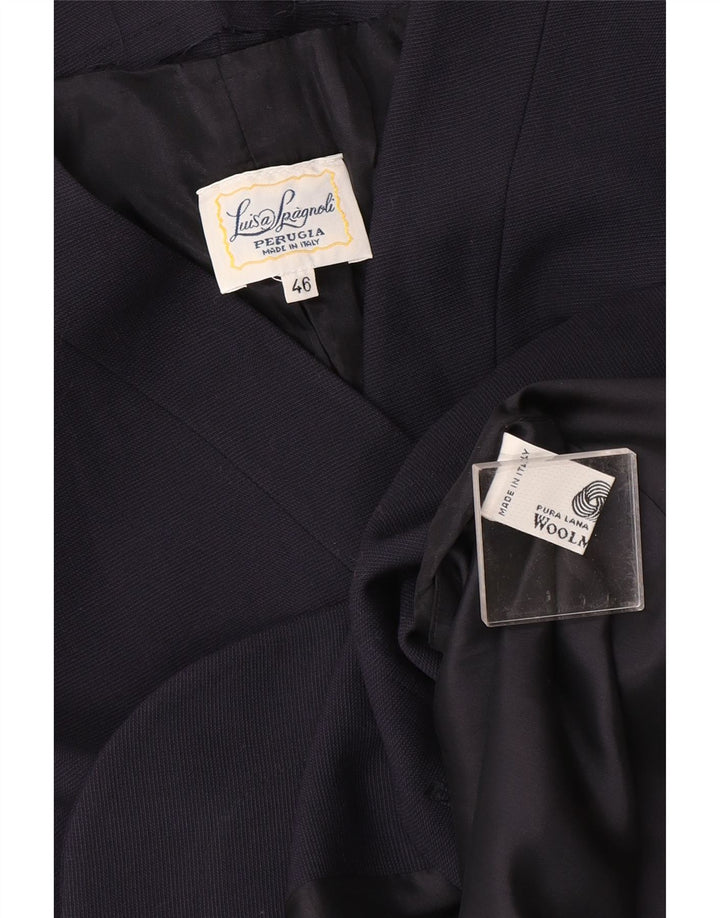 Luisa Spagnoli Γυναικείο μπουφάν με διπλό στήθος IT 46 Large Navy Blue