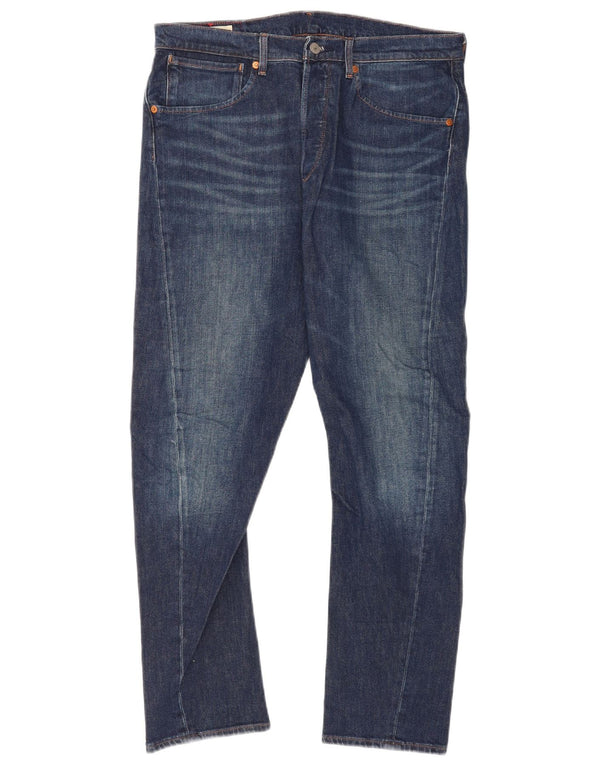 Levi's Mens 502 Tapered Jeans W33 L29 Blue Cotton
