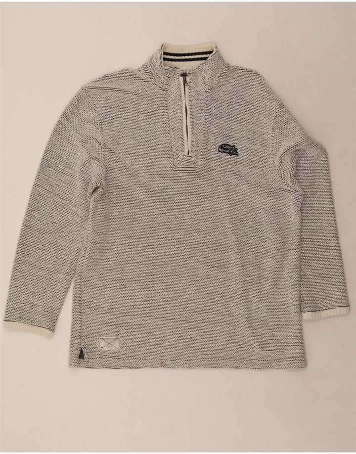Ανδρικό φούτερ με φερμουάρ Weird Fish, Jumper Large Grey