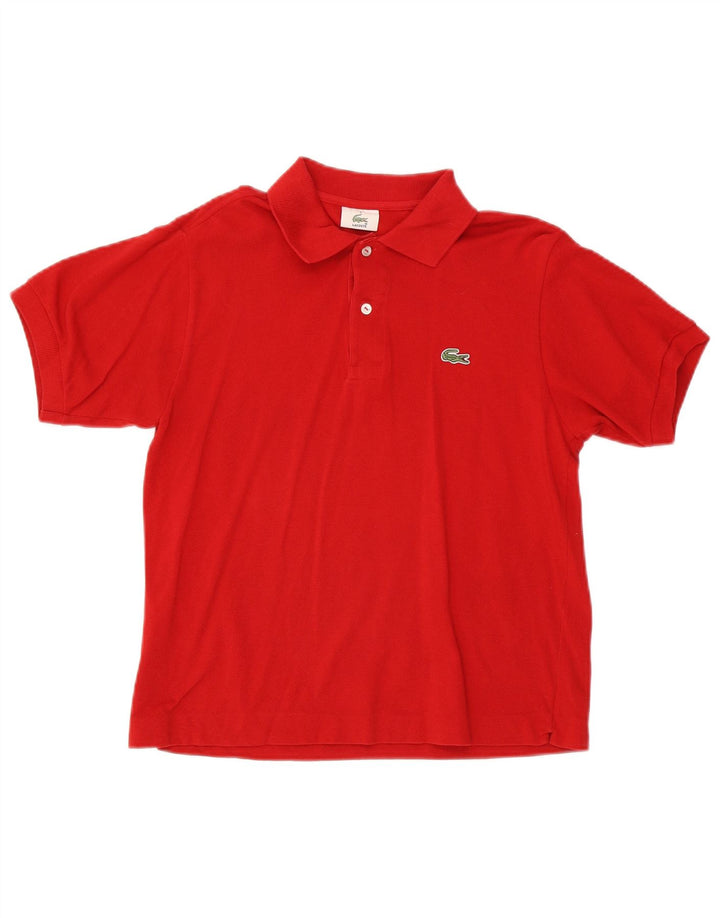 Ανδρικό πουκάμισο πόλο Lacoste, μέγεθος 3, μικρό κόκκινο βαμβακερό