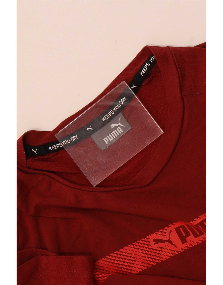 Ανδρικό T-Shirt Puma Top Μικρό κόκκινο