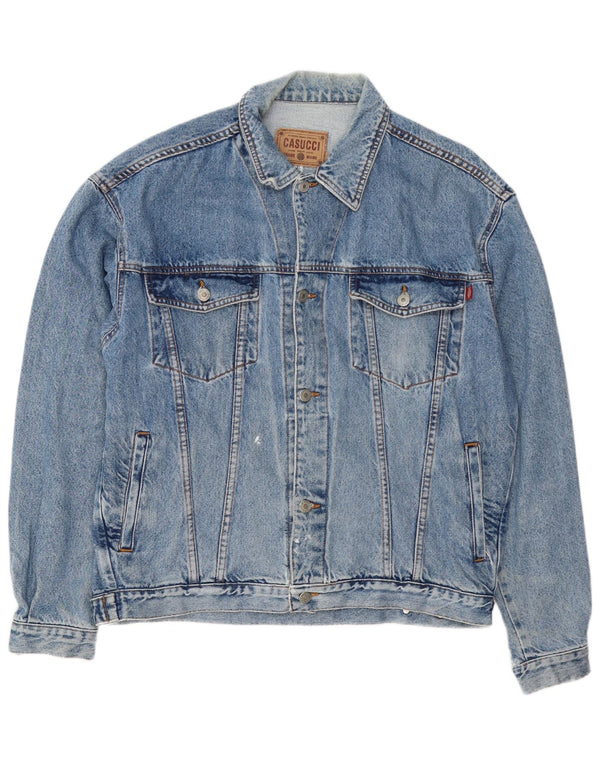 Ανδρικό τζιν μπουφάν Casucci UK 42 XL Μπλε βαμβακερό