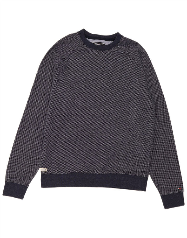 Ανδρικό φούτερ Tommy Hilfiger Jumper Μεσαίο μπλε βαμβακερό