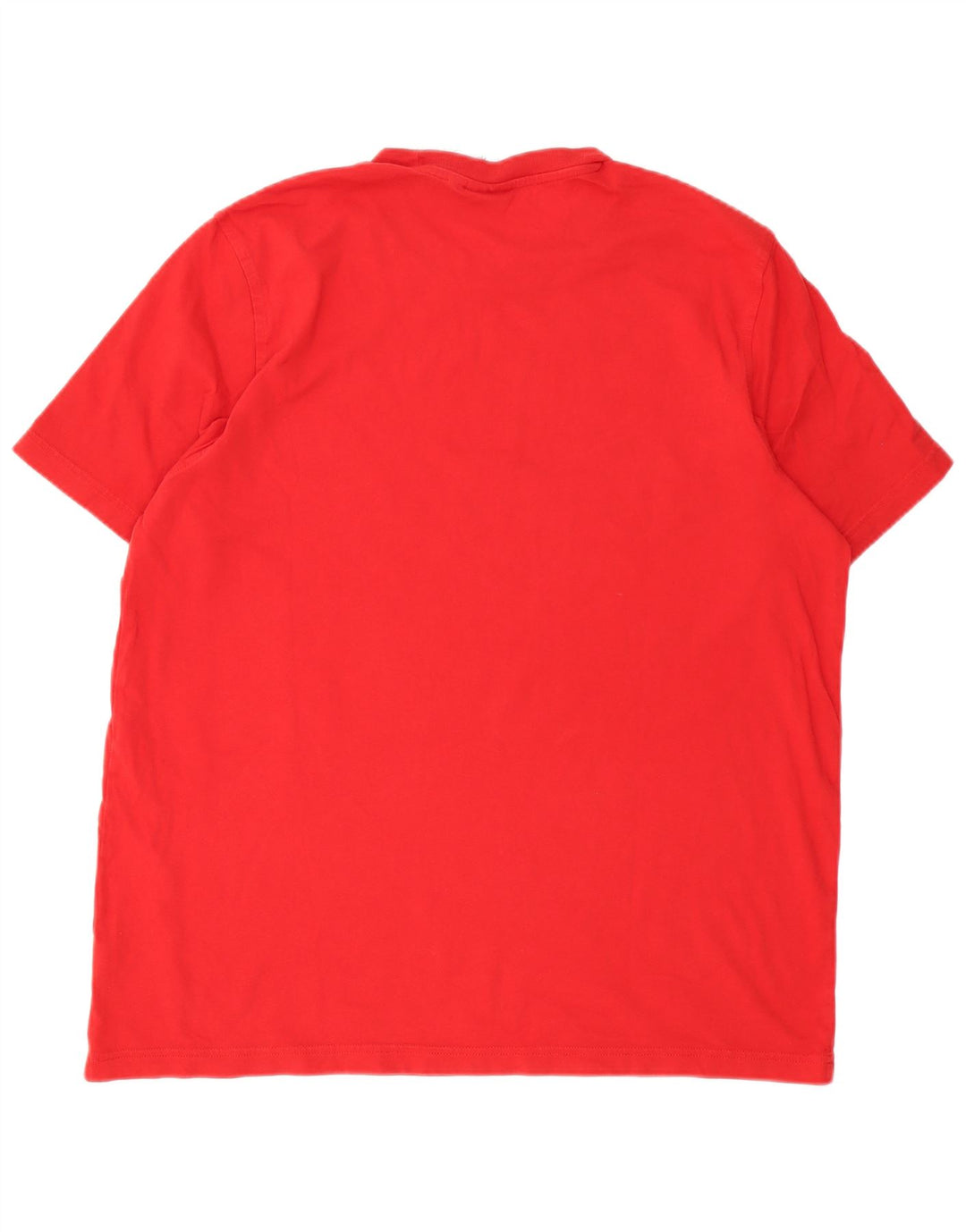 Ανδρικό T-Shirt κανονικό γραφικό Adidas Top μεγάλο κόκκινο