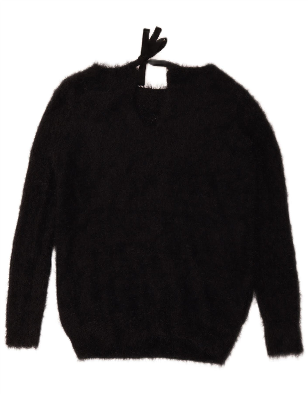 Γυναικείο πουλόβερ Oasis Boat Neck Jumper UK 10 Small Black Polyamide