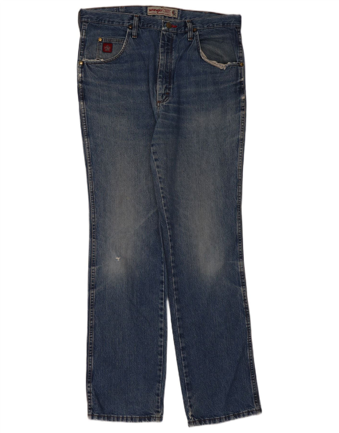 Ανδρικό τζιν WRANGLER ίσιο W36 L34 Μπλε βαμβακερό