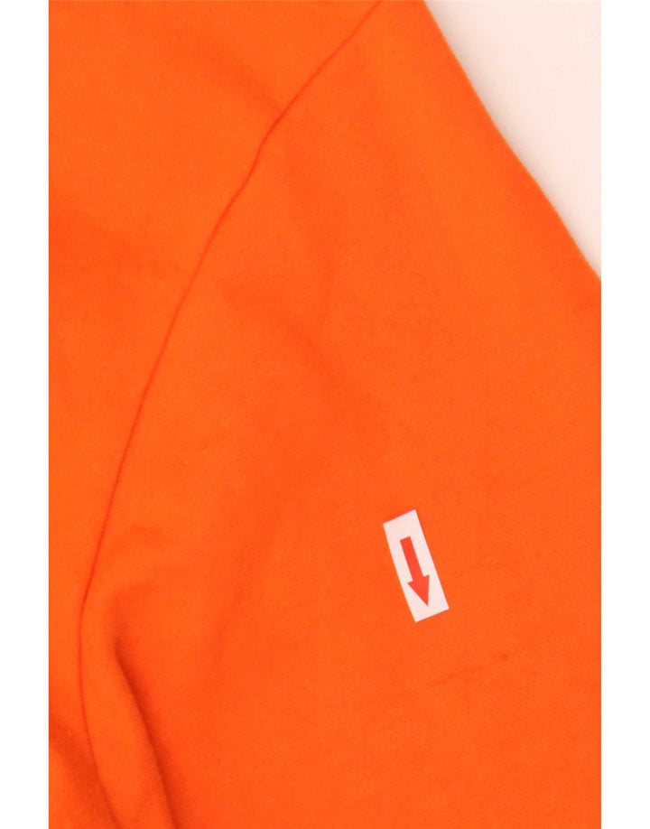 Ανδρικό γραφικό φούτερ Adidas Jumper 2XL πορτοκαλί βαμβακερό