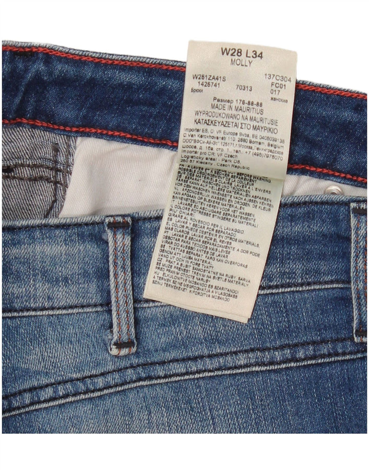 Wrangler Γυναικείο Molly Slim Jeans W28 L34 Μπλε βαμβακερό