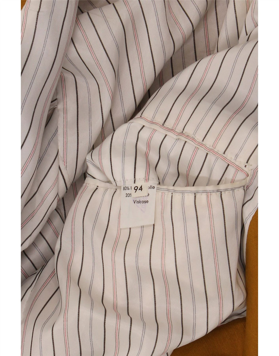 Vintage Ανδρικό Σακάκι Μπλέιζερ με διπλό στήθος UK 40 μεγάλο κίτρινο μαλλί