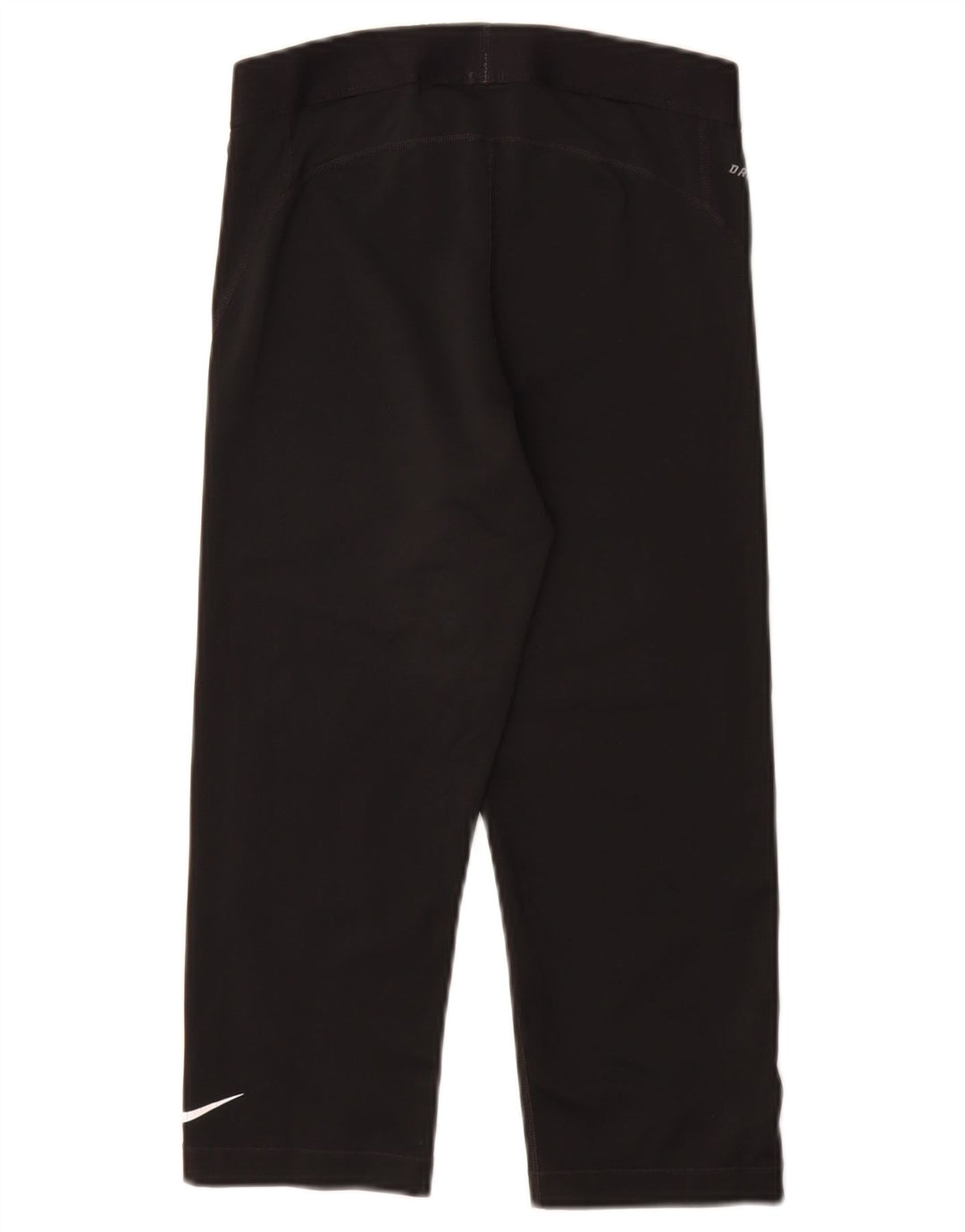 Γυναικεία γραφικά κολάν NIKE Dri Fit UK 12 μεσαίου μαύρου πολυεστέρα