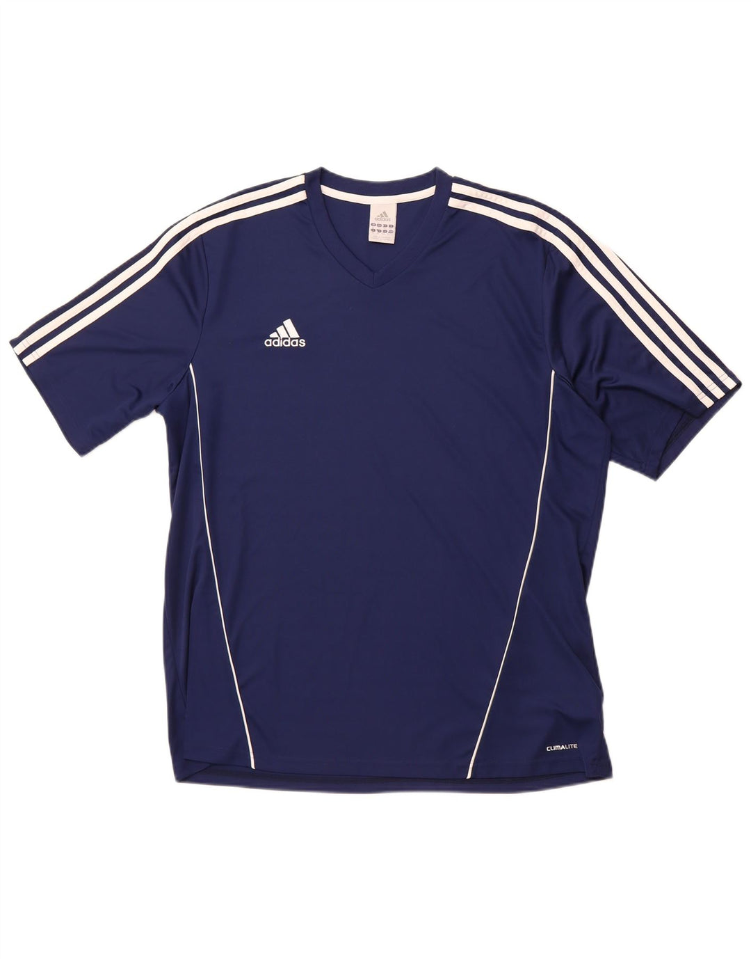 Ανδρικό T-Shirt Climalite ADIDAS Top XL Navy Blue Polyester