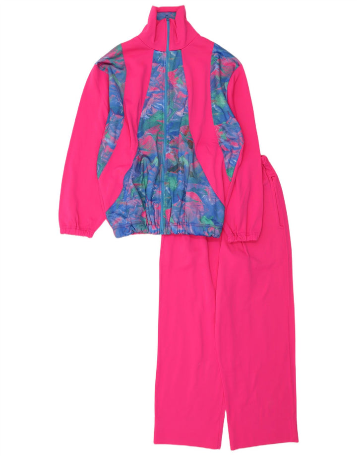Vintage γυναικεία φόρμα UK 16 Large Pink Colourblock