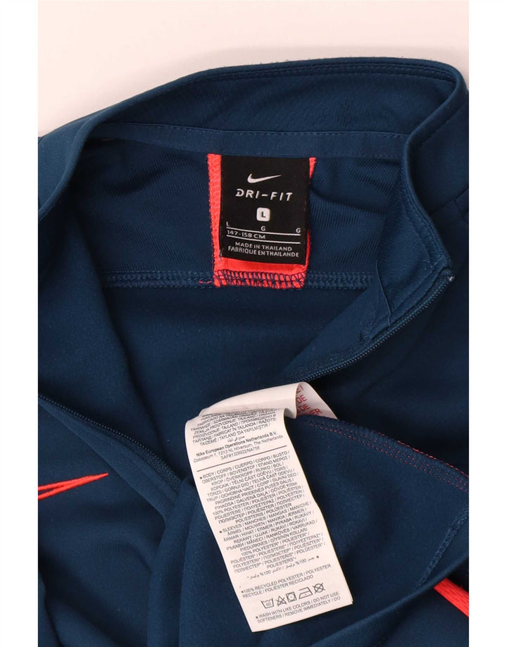 Nike Boys Dri Fit πουλόβερ αθλητική φόρμα 12-13 ετών Large Navy Blue