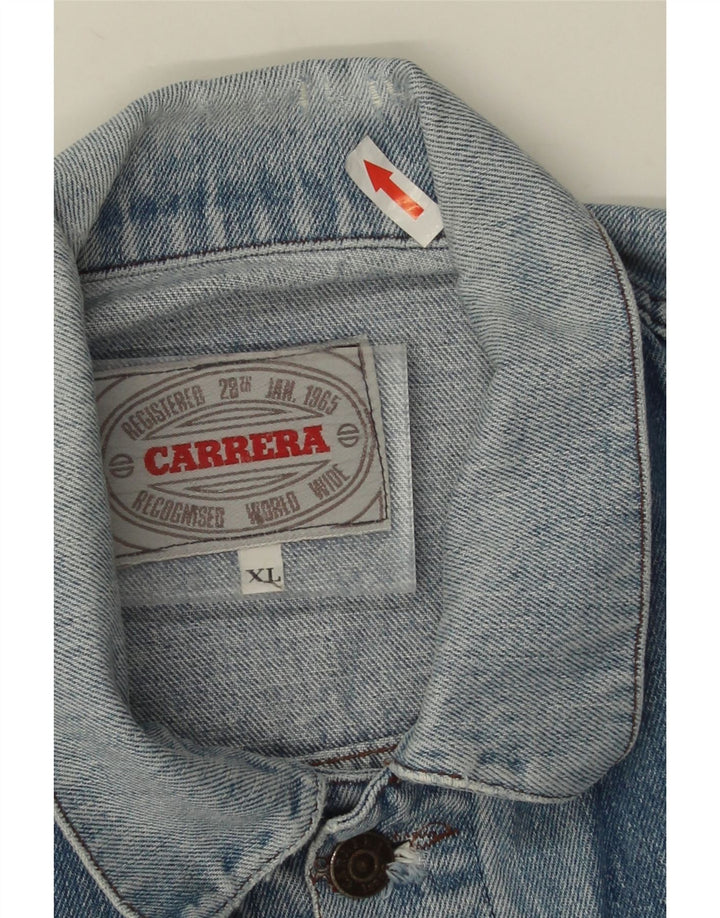 Carrera Γυναικείο Τζιν Μπουφάν UK 42 XL Μπλε