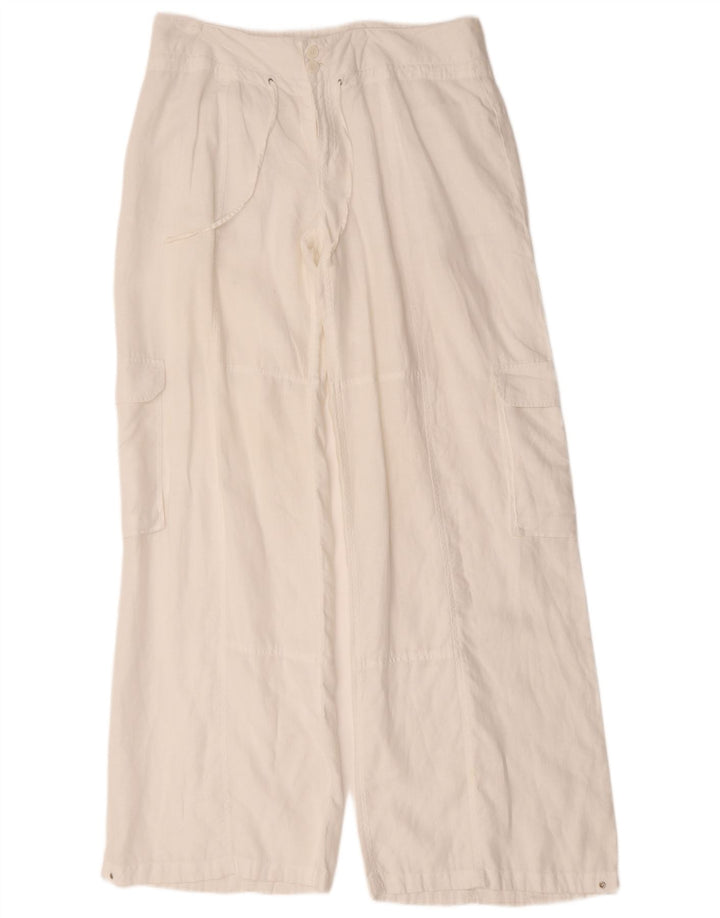 Calvin Klein Γυναικείο Φαρδύ Παντελόνι Cargo W36 L34 Λευκό
