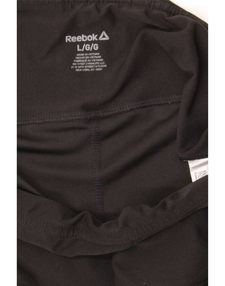 Γυναικεία Reebok Graphic Capri κολάν UK 14 Large Black